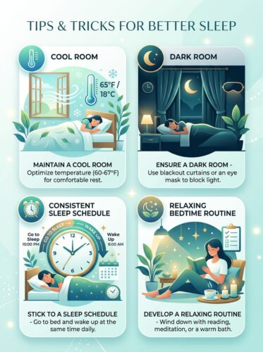 Tips and Tricks to sleep better