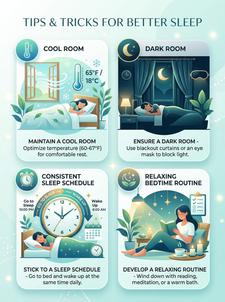 Read more about the article Tips and Tricks to sleep better