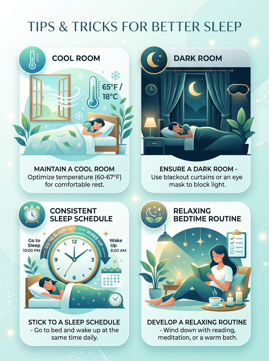 Read more about the article Tips and Tricks to sleep better