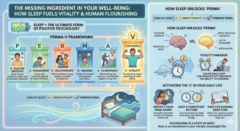 Read more about the article The Missing Ingredient in Your Well-Being: Why Sleep Is the Ultimate Form of Positive Psychology